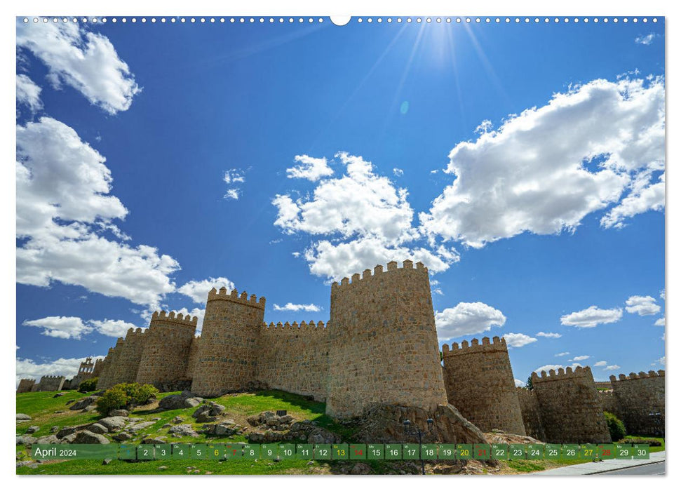 CASTIL - A tour in the heart of Spain (CALVENDO Premium Wall Calendar 2024) 