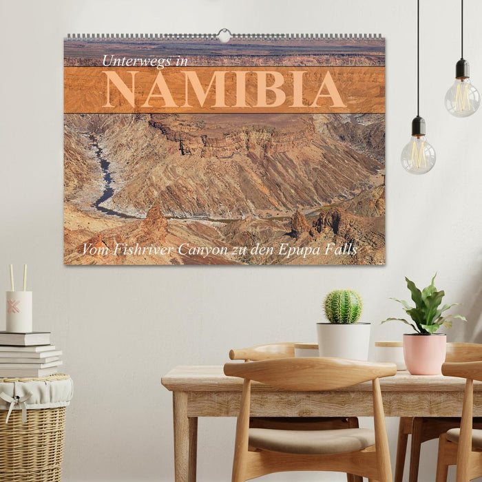 On the road in Namibia - from the Fishriver to the Epupa Falls (CALVENDO wall calendar 2024) 