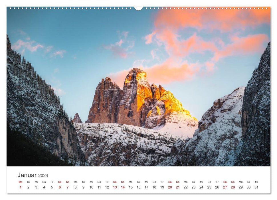 Golden hours - moments in beautiful sunlight. (CALVENDO Premium Wall Calendar 2024) 
