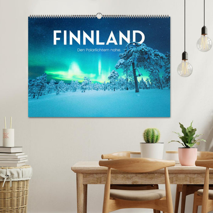 Finnland - Den Polarlichtern nahe. (CALVENDO Wandkalender 2024)