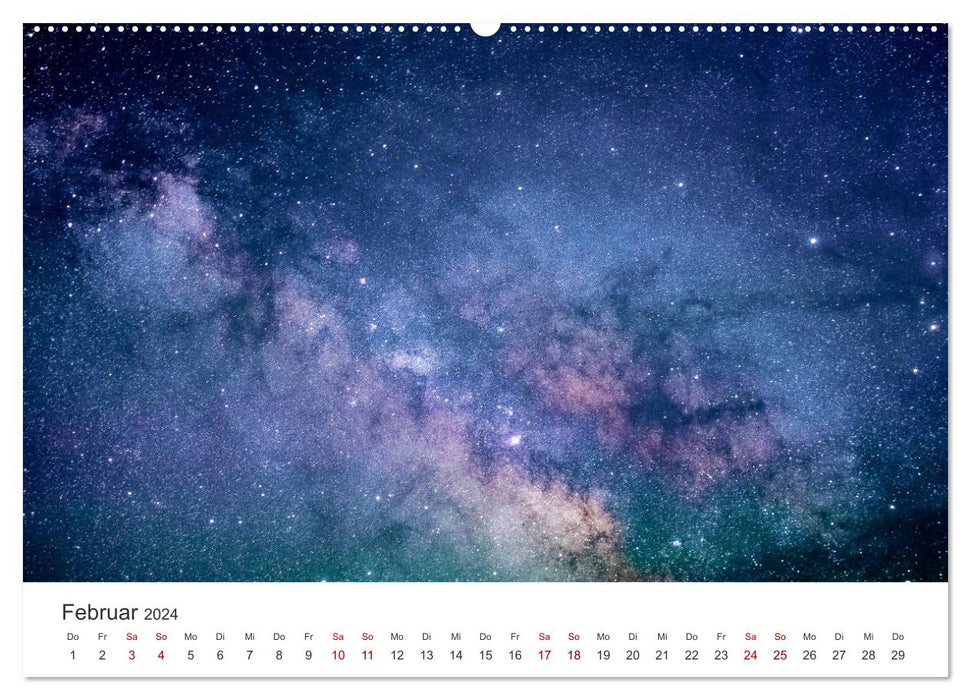 Milky Way - insights into our unique galaxy. (CALVENDO wall calendar 2024) 