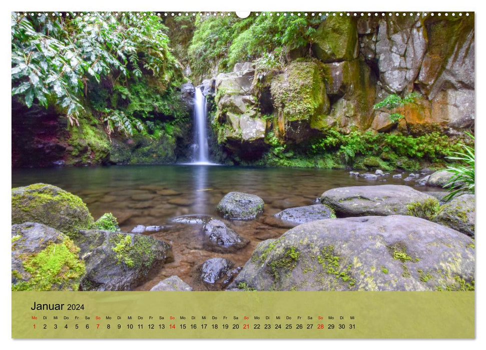 Azoreninsel São Miguel (CALVENDO Premium Wandkalender 2024)