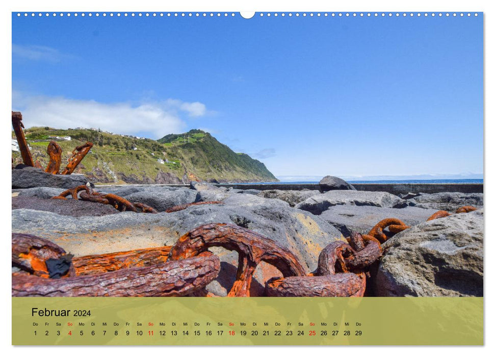 Azores Island São Miguel (CALVENDO Premium Wall Calendar 2024) 