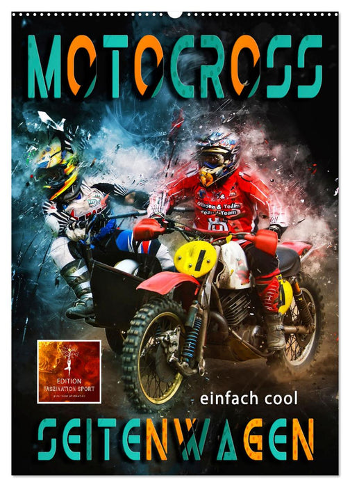 Motocross sidecar - simply cool (CALVENDO wall calendar 2024) 