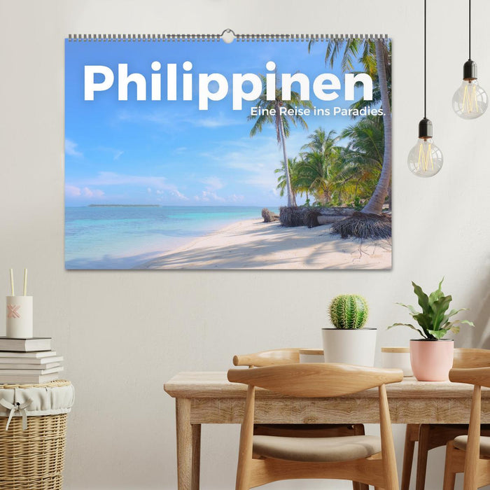 Philippines - Un voyage au paradis. (Calendrier mural CALVENDO 2024) 