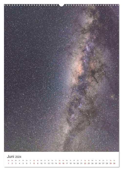 Ciel nocturne magique - Des clichés uniques de la Voie Lactée. (Calendrier mural CALVENDO 2024) 