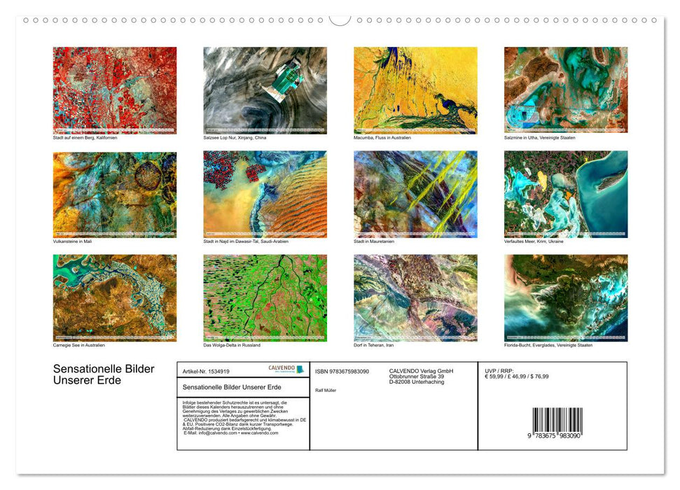 Sensational images of our earth (CALVENDO wall calendar 2024) 