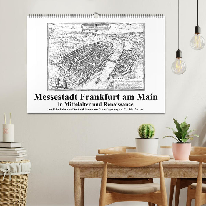 Trade fair city Frankfurt am Main (CALVENDO wall calendar 2024) 
