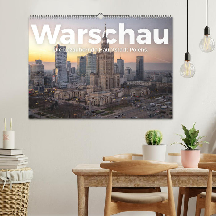 Warsaw - The enchanting capital of Poland. (CALVENDO wall calendar 2024) 