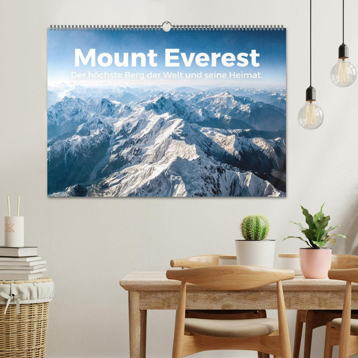 Mount Everest - The highest mountain in the world and his homeland. (CALVENDO wall calendar 2024) 