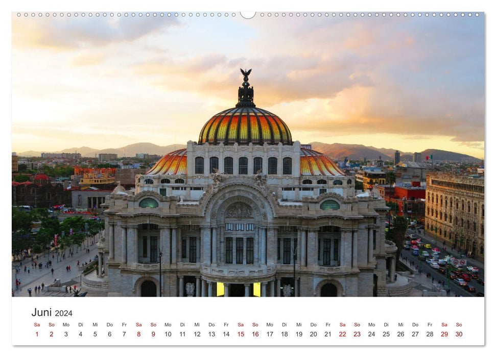 Mexique – Un pays de rêve inconnu. (Calendrier mural CALVENDO 2024) 