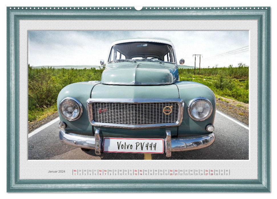 Classic cars looked in the face (CALVENDO Premium Wall Calendar 2024) 