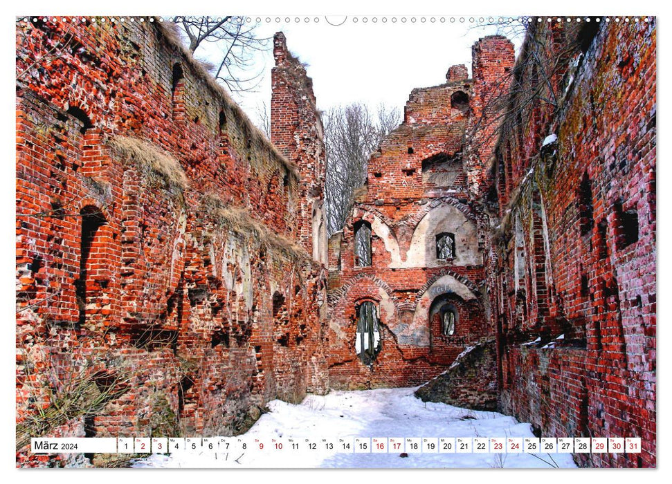 Winter in Ostpreußen - Bilder aus einem eisigen Land (CALVENDO Premium Wandkalender 2024)