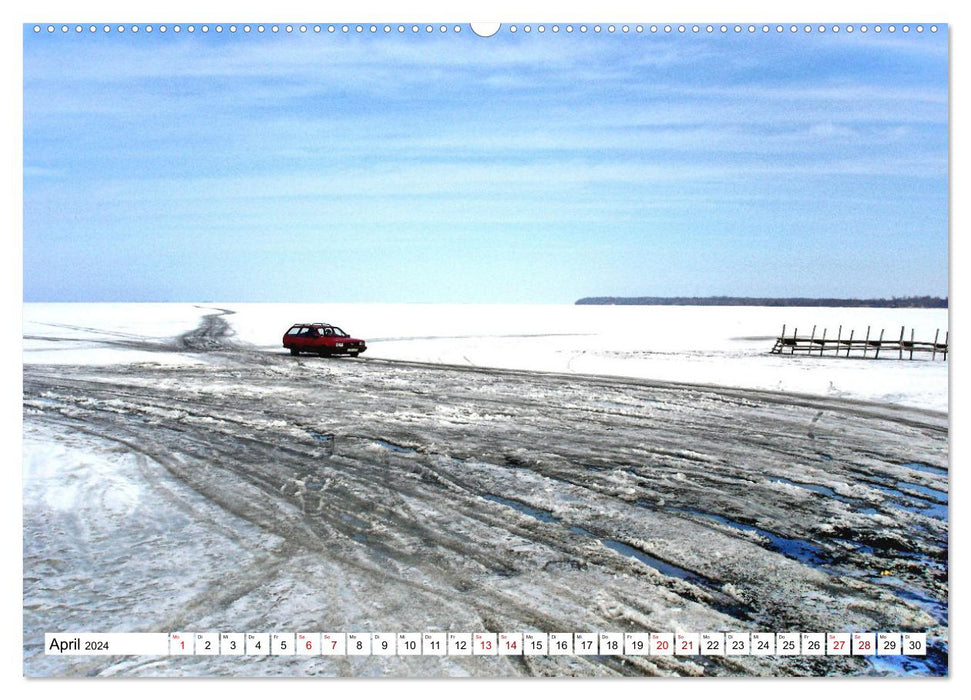 Winter in East Prussia - Pictures from an icy land (CALVENDO Premium Wall Calendar 2024) 