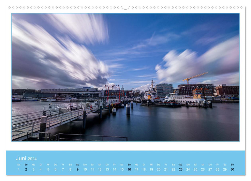 Kiel: Maritime Impressionen (CALVENDO Premium Wandkalender 2024)