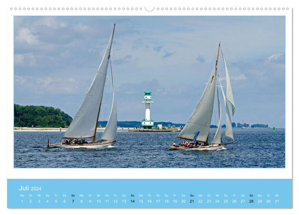 Kiel: Maritime Impressionen (CALVENDO Premium Wandkalender 2024)