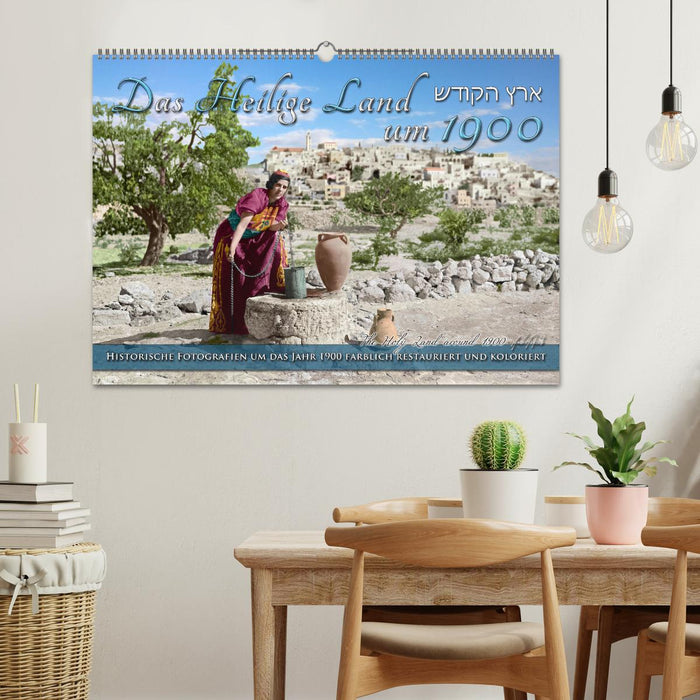Das Heilige Land um 1900 - Fotos neu restauriert und koloriert (CALVENDO Wandkalender 2024)