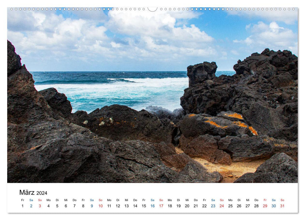 São Miguel - Green Island in the Atlantic (CALVENDO Premium Wall Calendar 2024) 
