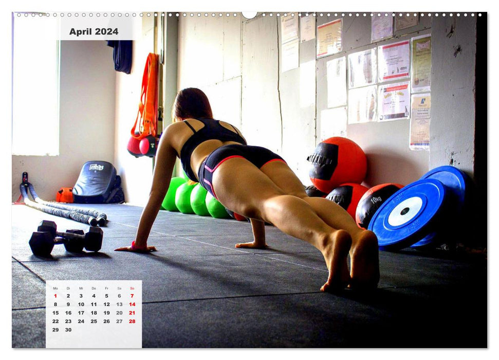 Fit durch das Jahr. Training für einen gesunden Körper (CALVENDO Wandkalender 2024)