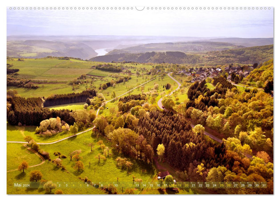 Castle romance on the Rhine (CALVENDO Premium Wall Calendar 2024) 