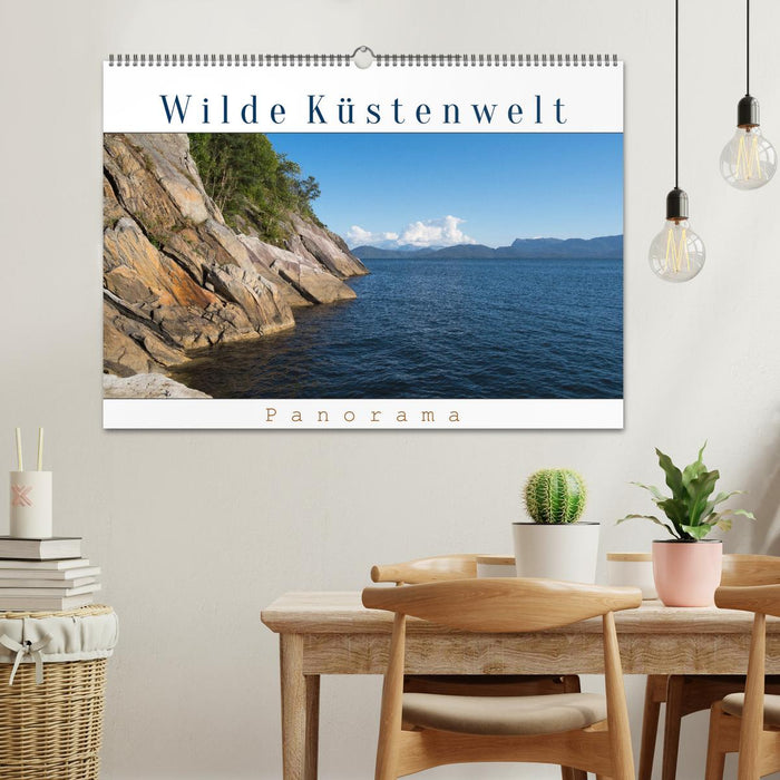 Wilde Küstenwelt - Panorama (CALVENDO Wandkalender 2024)