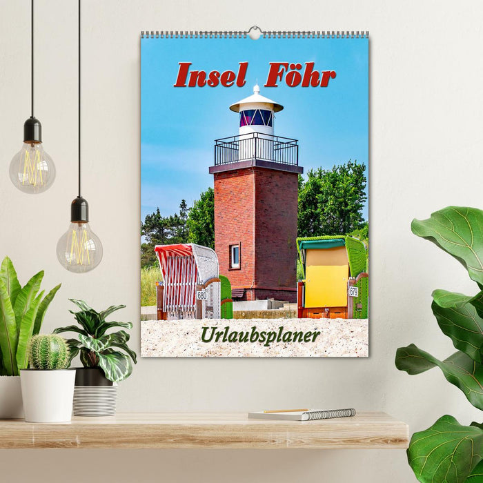 Insel Föhr - Urlaubsplaner (CALVENDO Wandkalender 2024)