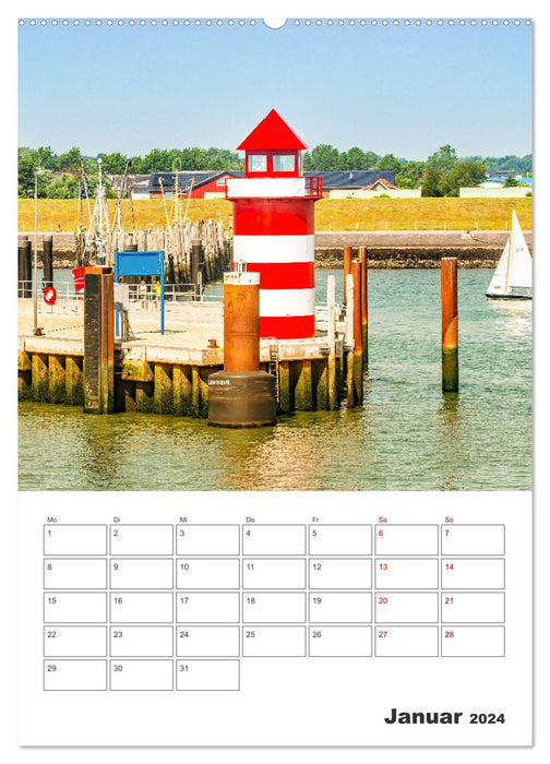 Insel Föhr - Urlaubsplaner (CALVENDO Wandkalender 2024)