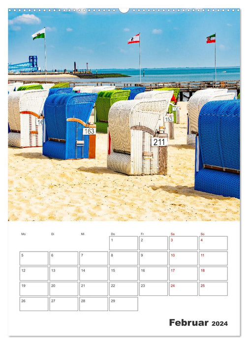 Insel Föhr - Urlaubsplaner (CALVENDO Wandkalender 2024)