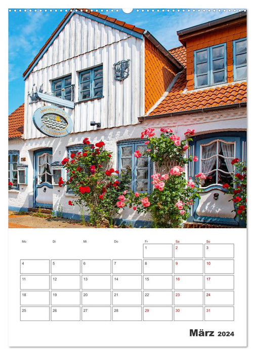 Insel Föhr - Urlaubsplaner (CALVENDO Wandkalender 2024)