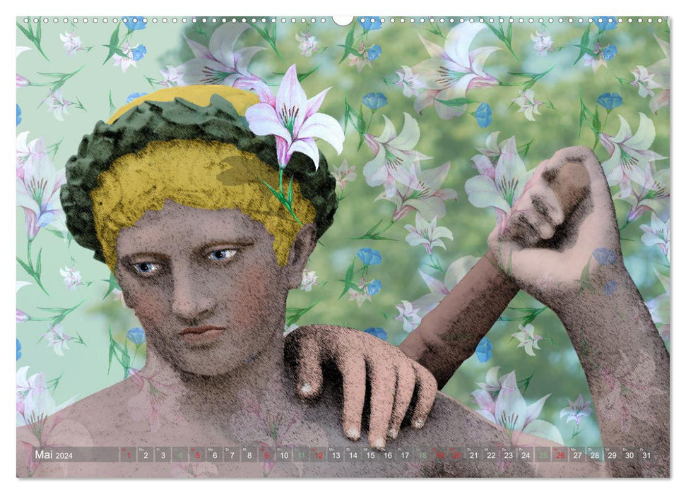 Zauberhaft sorglos Ein magischer Blick auf die Götter im Park Sanssouci (CALVENDO Premium Wandkalender 2024)