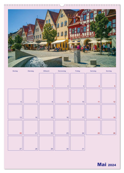 Beautiful towns (CALVENDO wall calendar 2024) 