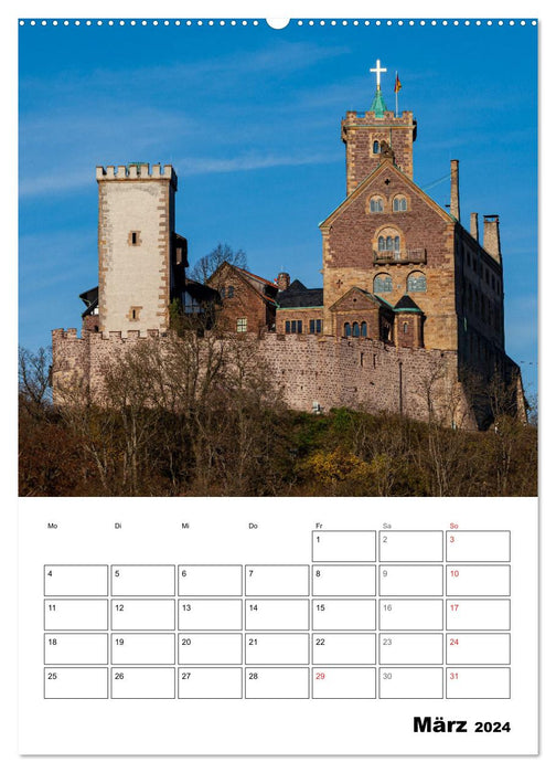 Die Thüringer Wartburg (CALVENDO Premium Wandkalender 2024)