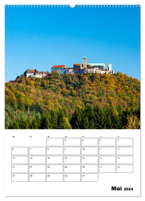 Die Thüringer Wartburg (CALVENDO Premium Wandkalender 2024)