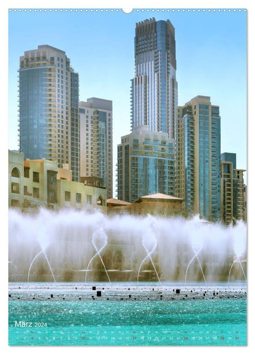 Émirats arabes unis – Points forts des villes (Calendrier mural CALVENDO Premium 2024) 