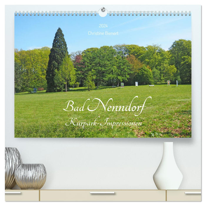 Bad Nenndorf, impressions du Kurpark (Calvendo Premium Wall Calendar 2024) 