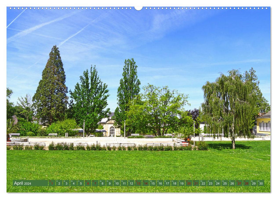 Bad Nenndorf, impressions du Kurpark (Calvendo Premium Wall Calendar 2024) 