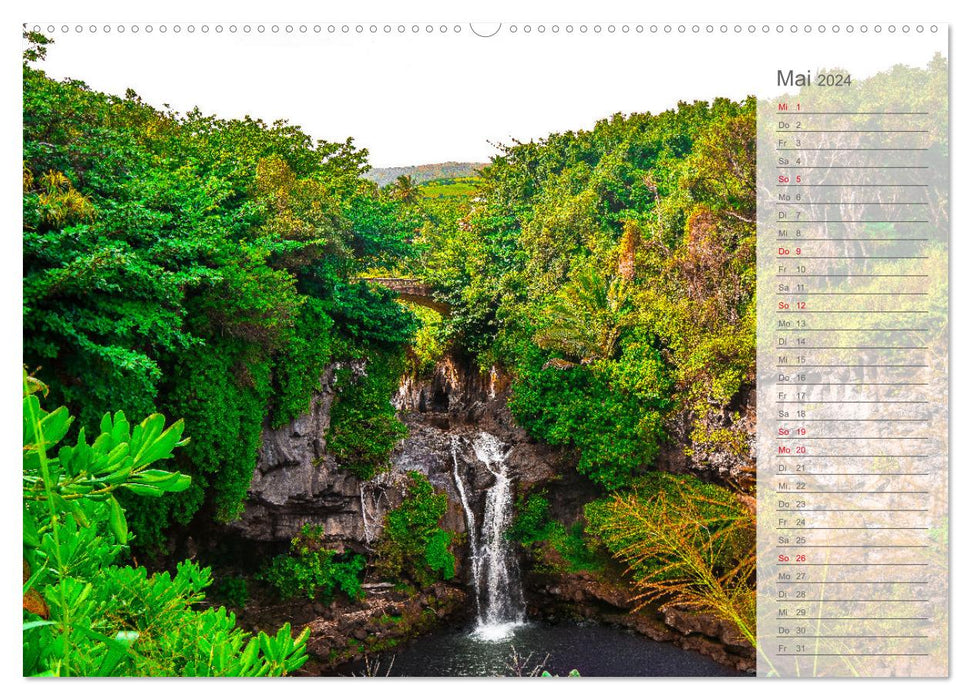 Malerisches Hawaii (CALVENDO Premium Wandkalender 2024)