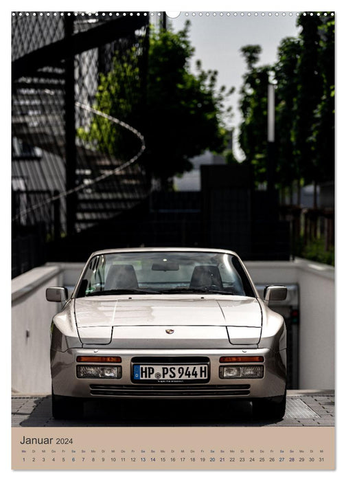 Porsche 944 - Beaux-Arts (Calvendo Premium Wall Calendar 2024) 