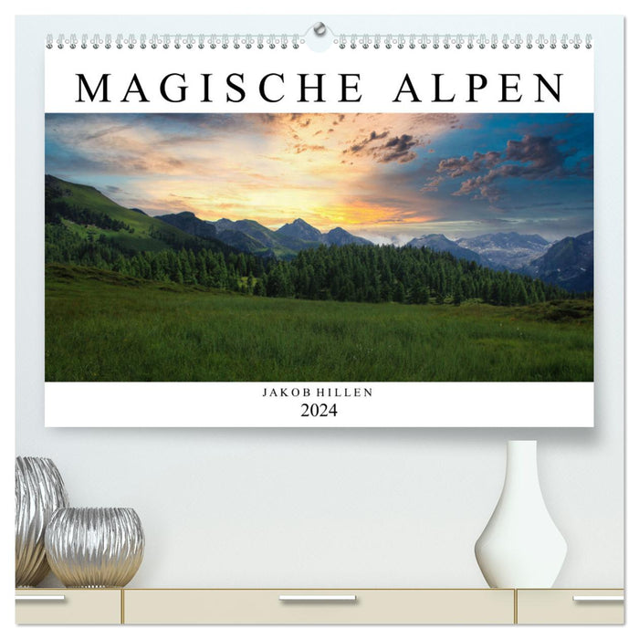 Magische Alpen (CALVENDO Premium Wandkalender 2024)