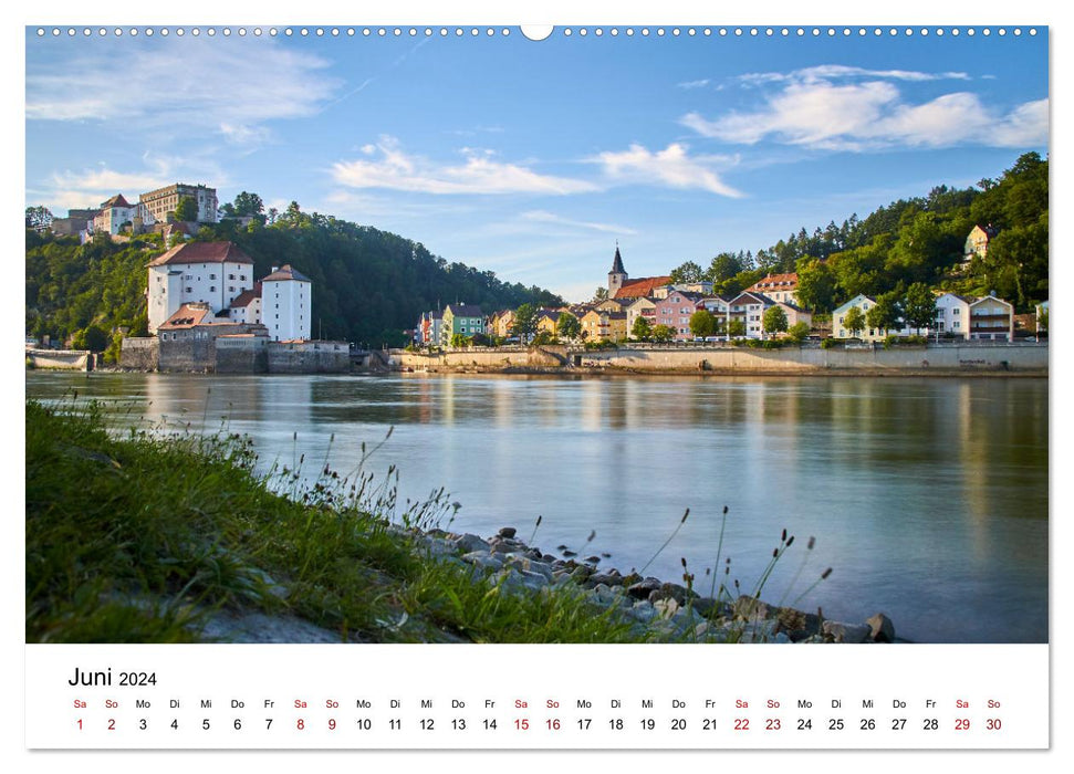 Impressionen aus Passau (CALVENDO Premium Wandkalender 2024)