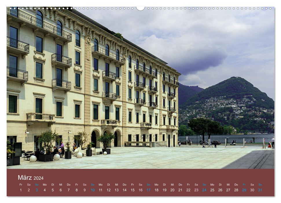 Von Limone Sul Garda nach Locarno (CALVENDO Wandkalender 2024)