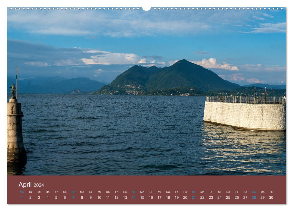 Von Limone Sul Garda nach Locarno (CALVENDO Wandkalender 2024)