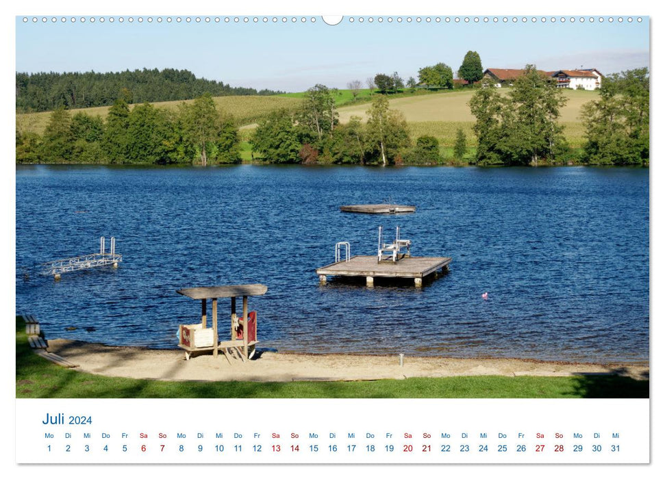 Rupertiwinkel - Seen und Moore (CALVENDO Premium Wandkalender 2024)