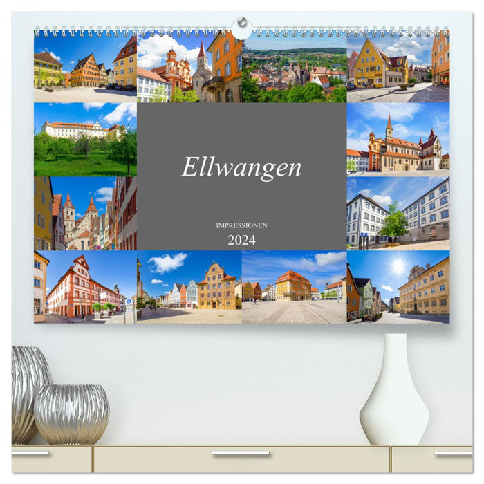 Ellwangen Impressionen (CALVENDO Premium Wandkalender 2024)