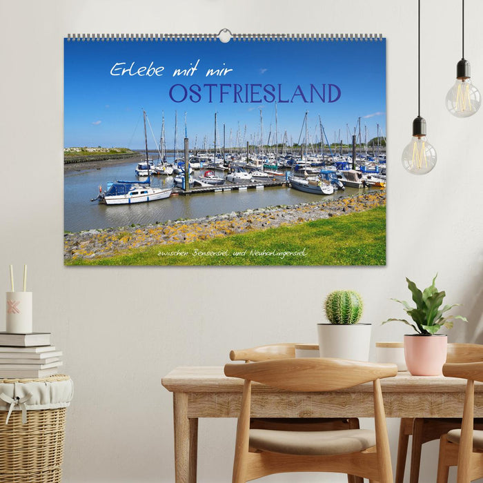 Erlebe mit mir Ostfriesland (CALVENDO Wandkalender 2024)