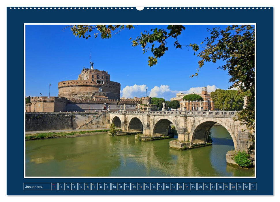 Rom - Monumente für die Ewigkeit (CALVENDO Premium Wandkalender 2024)
