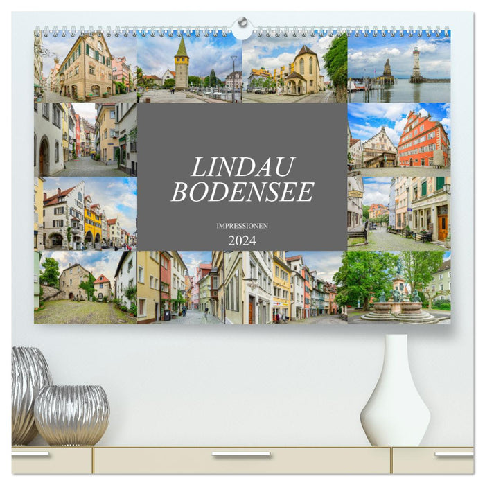 Lindau Bodensee Impressionen (CALVENDO Premium Wandkalender 2024)
