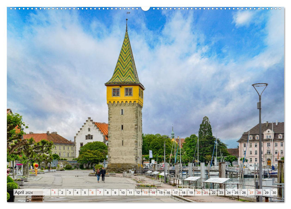 Lindau Lake Constance Impressions (CALVENDO Premium Wall Calendar 2024) 