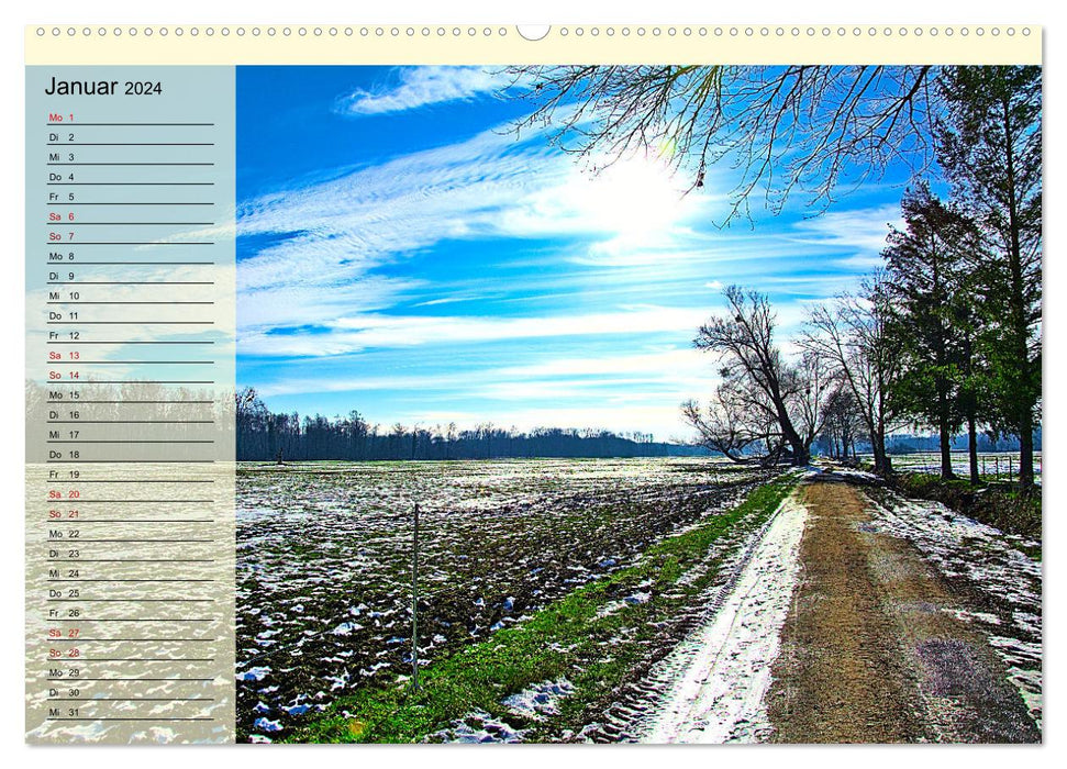 On the move in Germany (CALVENDO wall calendar 2024) 