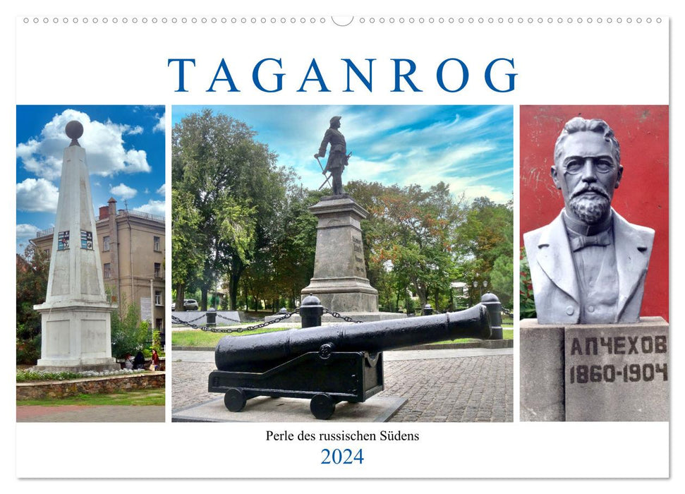 Taganrog - Pearl of the Russian South (CALVENDO wall calendar 2024) 